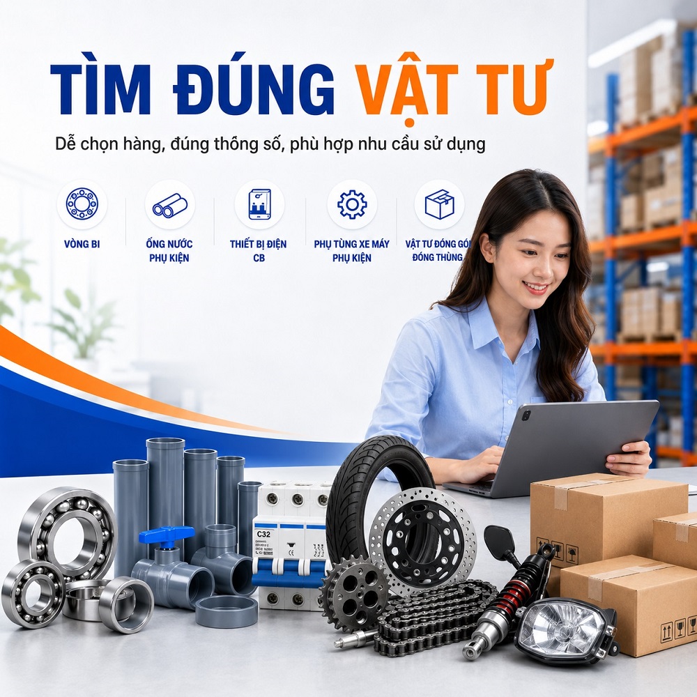 Tìm đúng vật tư